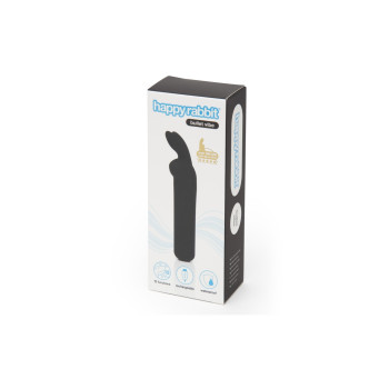 Міні вібратор Happy Rabbit Rechargeable Bullet BLACK