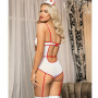 Костюм медсестры L/XL Sunspice, белый, 4 предмета