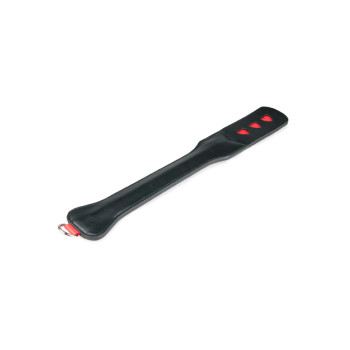 Падл із серцем Long Leather Paddle With Heart