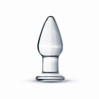 Анальная пробка из стекла Clear Glass Buttplug