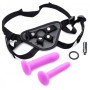 Набір страпонів із вібрацією Double-G Deluxe Vibrating Strap-On Kit