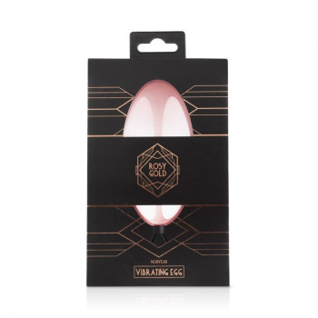 Віброяйце з пультом керування на батарейках Rosy Gold-New Vibrating Egg