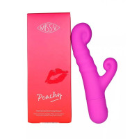 Вибратор-кролик Peachy Pretty Violet Miss V, розовый