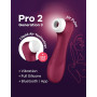 Вакуумный смарт стимулятор Satisfyer Pro 2 Generation 3 Liquid Air Technology, бордовый