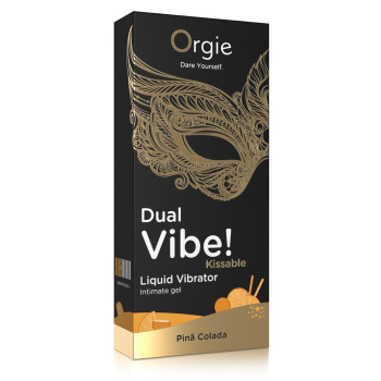 Рідкий вібратор коктейль Піна Колада DUAL VIBE!, 15 мл Orgie (Бразилія-Португалія)