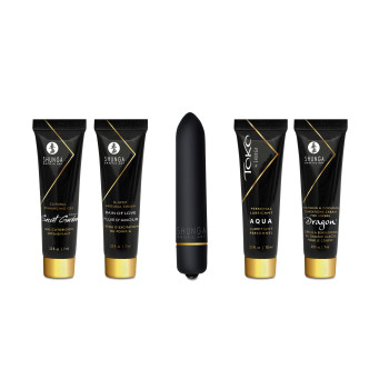 Набор возбуждающей косметики + вибопуля Shunga NAUGHTY GEISHA COLLECTION 31ML