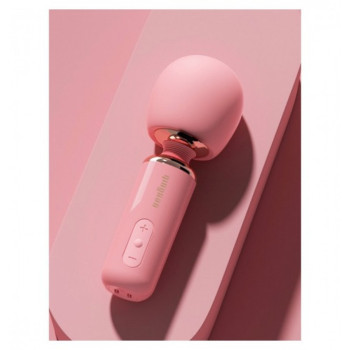 Вібратор-мікрофон міні Qingnan 5 Powerful Mini Wand Massager, рожевий
