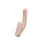 Бесконтактный вибратор-стимулятор c фрикциями Qingnan No.7 Thrusting with Suction Flesh Pink