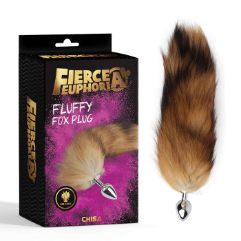 Анальний корок з хвостом Fluffy fox Plug Chisa