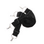Фіксатори на ліжко з карабінами. чорні Bed Restraints Taboom