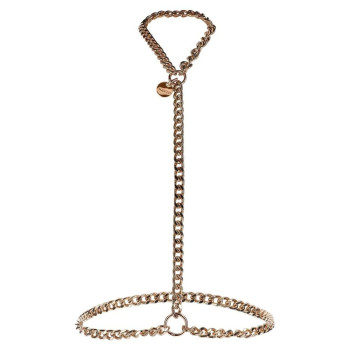 Портупея золотая TABOOM DONA Statement Harness из металла