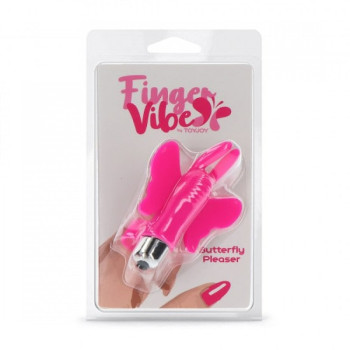 Вібратор на палець ToyJoy Butterfly Pleaser, рожевий