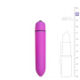 Вибропуля Easytoys, фиолетовая, 9 х 1.5 см
