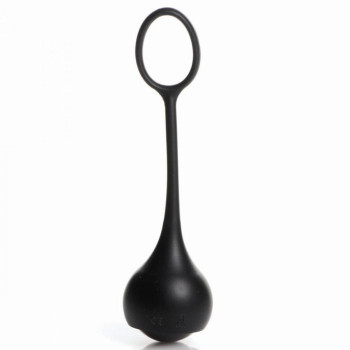 Силіконова підвіска для пеніса Cock Dangler з грузиками – чорна, Cock Dangler Siliconen Penishanger