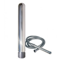 Анальний душ со шлангом Joy Division Aluminium Intimate Douche, стальной