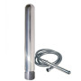 Анальний душ зі шлангом Joy Division Aluminium Intimate Douche, сталевий