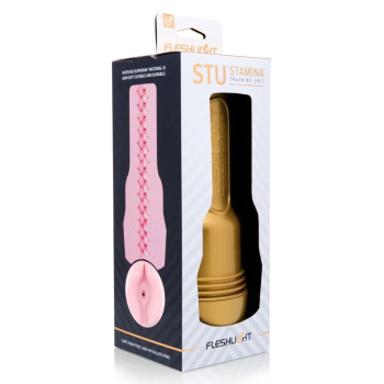 Масурбатор у колбі анус Fleshlight Pink Butt Stamina Training Unit (STU) (RP), рельєфний, кібершкіра