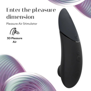 Вакуумный клиторальный стимулятор Womanizer Next Black, черный
