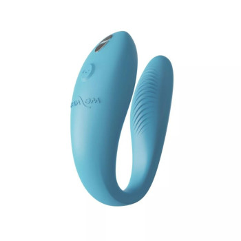 Смарт-вибратор для пар We-Vibe Sync Go Бирюзовый, голубой