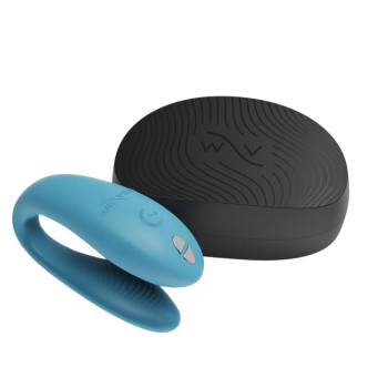 Смарт-вибратор для пар We-Vibe Sync Go Бирюзовый, голубой