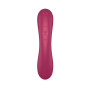 Вакуумный вибратор с тройной стимуляцией Satisfyer Curvy Trinity 1, бордовый