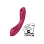 Вакуумный вибратор с тройной стимуляцией Satisfyer Curvy Trinity 1, бордовый