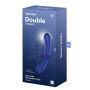 Фаллоимитатор двойной из стекла Satisfyer Double Crystal, синий