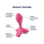 Анальна пробка з вібрацією у футуристичному дизайні Satisfyer Game Changer, рожевий