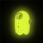 Вакуумный клиторальный вибратор с флуоресцентной поверхностью Satisfyer Glowing Ghost, желтый