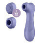 Вакуумный стимулятор клитора Satisfyer Pro 2 Generation 3 (в наборе две силикон. насадки), лиловый