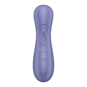 Вакуумный стимулятор клитора Satisfyer Pro 2 Generation 3 (в наборе две силикон. насадки), лиловый