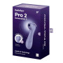 Вакуумный стимулятор клитора Satisfyer Pro 2 Generation 3 (в наборе две силикон. насадки), лиловый
