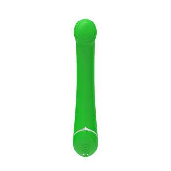 Класичний вібратор Chisa Lust Ripple Popple, силіконовий, зелений