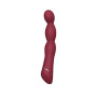 Класичний вібратор гнучкий Chisa Lust Ripple Lapper, бордовий