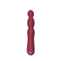 Класичний вібратор гнучкий Chisa Lust Ripple Lapper, бордовий