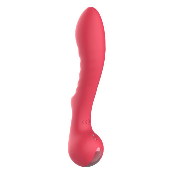 Вибратор рельефный для точки G Dream Toys Amour Aimee, красный