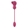 Гибкий двойной стимулятор и вибрационное яйцо Dream Toys Essentials, розовый