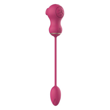 Гибкий двойной стимулятор и вибрационное яйцо Dream Toys Essentials, розовый