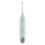 Вибратор для клиторальной стимуляции Dream Toys Glam Pin Point Stimulator, с двумя насадками, мятный