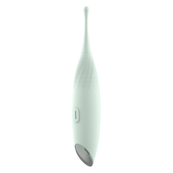 Вибратор для клиторальной стимуляции Dream Toys Glam Pin Point Stimulator, с двумя насадками, мятный