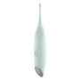 Вибратор для клиторальной стимуляции Dream Toys Glam Pin Point Stimulator, с двумя насадками, мятный