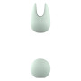 Вибратор для клиторальной стимуляции Dream Toys Glam Pin Point Stimulator, с двумя насадками, мятный