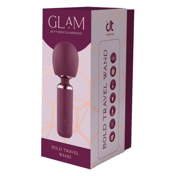 Вибратор микрофон Deam Toys Glam Bold Travel Wand, фиолетовый