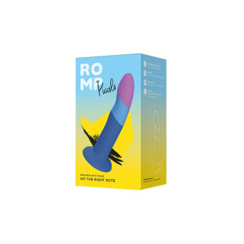 Фаллоимитатор Romp Piccolo для стимуляцим точек P и G, фиолетовый/синий