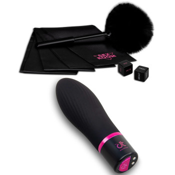 Набір девайсів для ігор Dream Toys Sex Room Vibe Kit, 6 предметів, чорний/рожевий