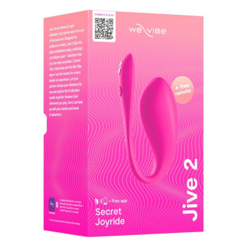 Віброяйце з функцією керування телефоном Jive 2 by We-Vibe Electric Pink