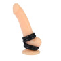 Двойное эрекционное кольцо Chisa Dual Chubby Support Ring, черный