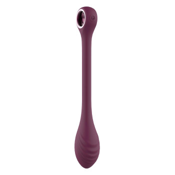 Вібратор для точки G регульований DreamToys Glam, фіолетовий