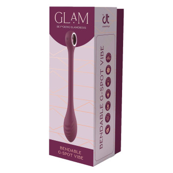 Вибратор для точки G регулируемый DreamToys Glam, фиолетовый