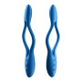 Універсальний вібратор (ерекційне кільце), що гнеться SATISFYER ELASTIC JOY BLUE